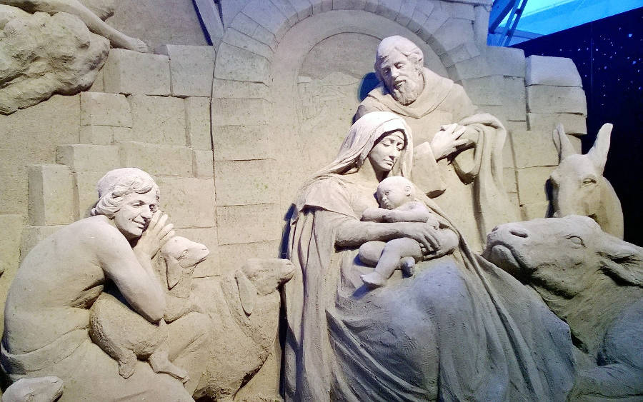 Sand Nativity: presepe di sabbia a Jesolo