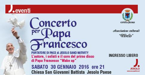 Concerto per Papa Francesco a Jesolo Paese